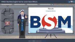 87% BSM - Maritime English Test for Junior Deck Officers (VIRSEC), SEP Test, прохождение теста