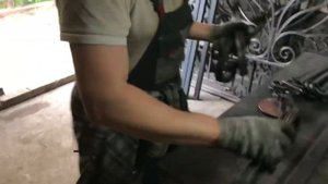 Процесс изготовления ограды