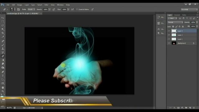 How to creat Light Energy Ball in photoshop смотреть онлайн