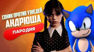 Песня Клип про СОНИКА ПРОТИВ УЭНСДЕЙ 2 СЕЗОН  Rasa - Пчеловод ПАРОДИЯ / Sonic