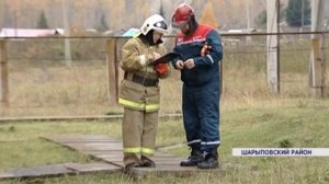 Пожарные провели учение по тушению трансформатора под напряжением