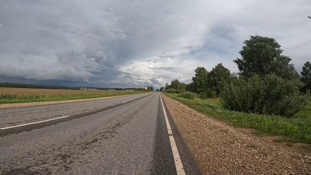 Поездка на электровелосипеде по трассе 50 км/час. (4К видео) смотреть онлайн