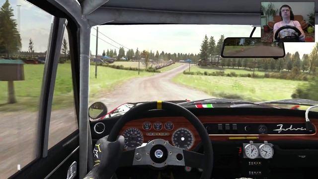 Прохождение Dirt Rally кокпит+вебка | Сезон 1, Lancia Fulvia, Финляндия | #2 смотреть онлайн