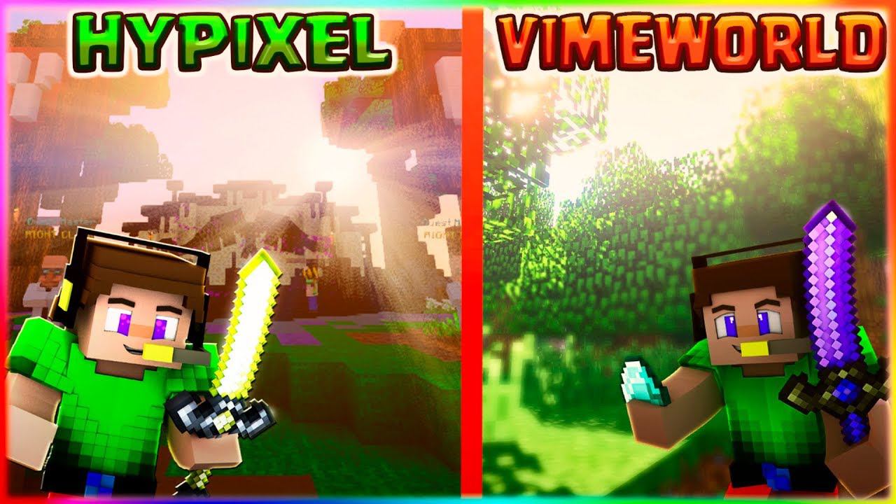 СКАЙ ВАРС ВАЙМ ВОРЛД vs SKY WARS HYPIXEL - Эпичное возвращение писклиМАЙНКРАФТ смотреть онлайн