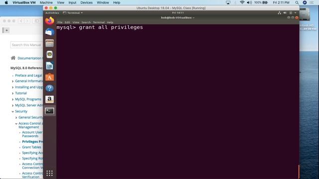 MySQL - Create, Delete User Accounts and Grant Privileges (create/drop user, grant, show grants) смотреть онлайн