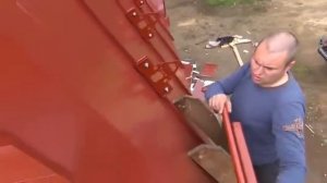 Снегозадержатели для профнастила (Монтаж)