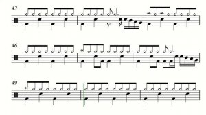 Mein Herz Brennt - Rammstein (Drum Sheet/Score/Partitura) [Drum Transcription]