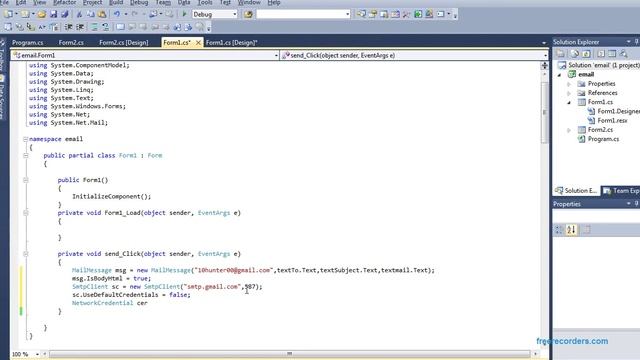 C# - How To Send An Email Using C# [with source code] смотреть онлайн