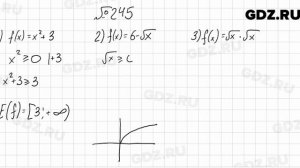 № 245 - Алгебра 9 класс Мерзляк