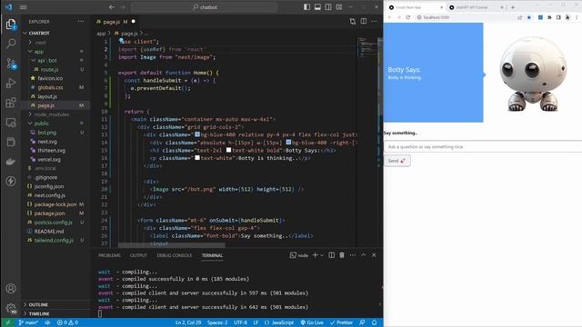 ChatGPT API in JavaScript for Beginners - AI Chatbot Tutorial смотреть онлайн