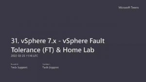 31. vSphere Fault Tolerance (FT) Explained: Architecture, Fast Checkpointing, & How FT Works!