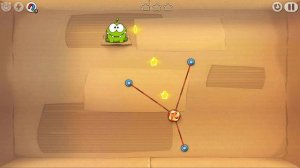 Cut the Rope - картонная коробка уровень 24