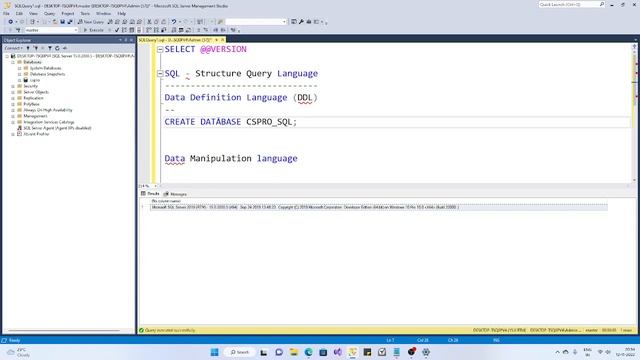 Microsoft SQL Server: Part - 1