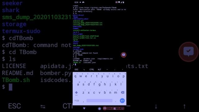SMS/CALL & Email Bombing using termux (noroot) Hacking Tutorial смотреть онлайн
