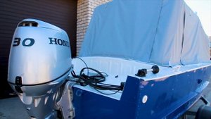 ПРОГРЕСС-2. Тент ходовой. Ветровое стекло Комфорт Классик. Honda 30