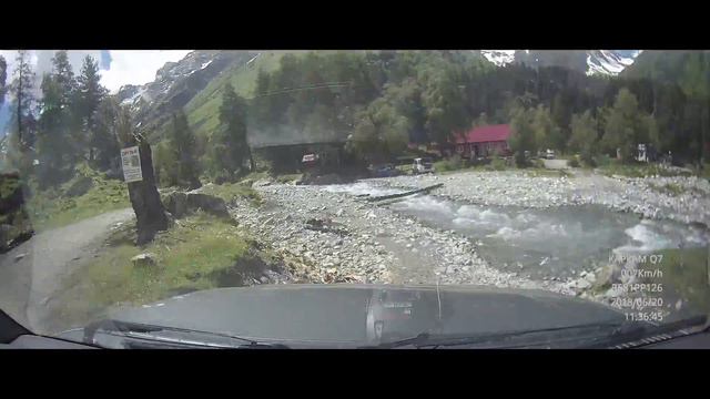 Дорога к Софийским водопадам. Архыз. Софийская долина. смотреть онлайн