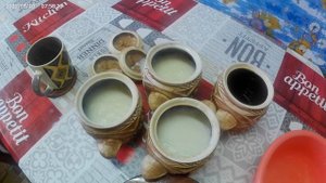 топлёное молоко в горшочке