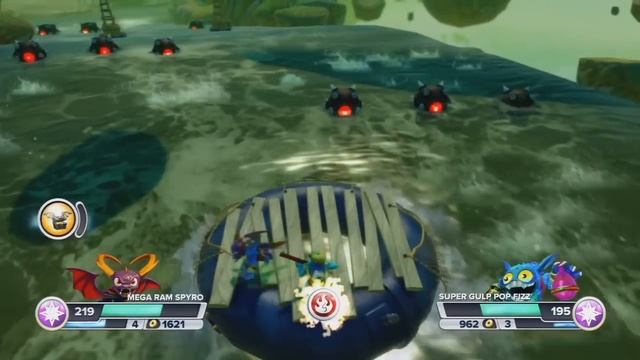 Skylanders SWAP Force Wii U Co-Op -- Chapter 3: Mudwater Hollow смотреть онлайн