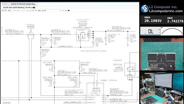 How to fix a Macbook pro M1 2020 A2338 with no backlight issue смотреть онлайн