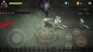 Dark Raider - Первый взгляд на пиксельный слэшер (ios)