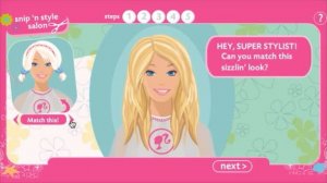 Игра "Барби. Салон Красоты"