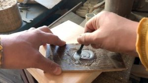 Светильник из профтрубы 80х80