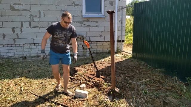 Как вытащить трубу из земли. Как вытащить столб из земли. смотреть онлайн