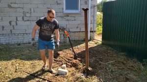 Как вытащить трубу из земли. Как вытащить столб из земли.