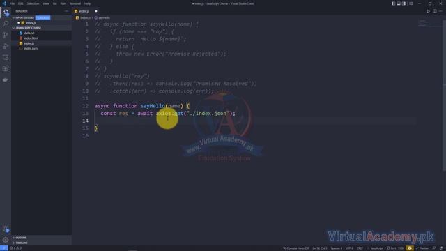 Async Await & Promise All in JavaScript | JavaScript Advance Course