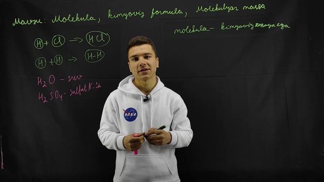 Molekula, kimyoviy formula, molekulyar massa | KIMYO | смотреть онлайн