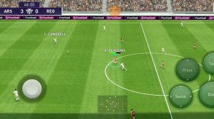 Arsenal vs Reggina, eFootball Pes 2021