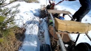 ДЖИПУЕМ НА МОТОБЛОКЕ С ДВУХЦИЛИНДРОВЫМ ДВИГАТЕЛЕМ.