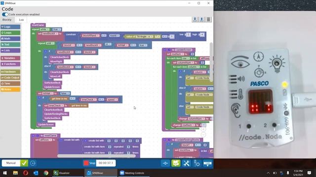 tilt tetris en code.node PS-3231