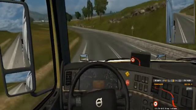 ETS 2 VOLVO VNL 670 Перегон трака из Саутгемптона в Плимут