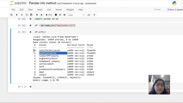 Pandas Dataframe info method | Machine Learning Basics #pandas #python #machinelearningbasics