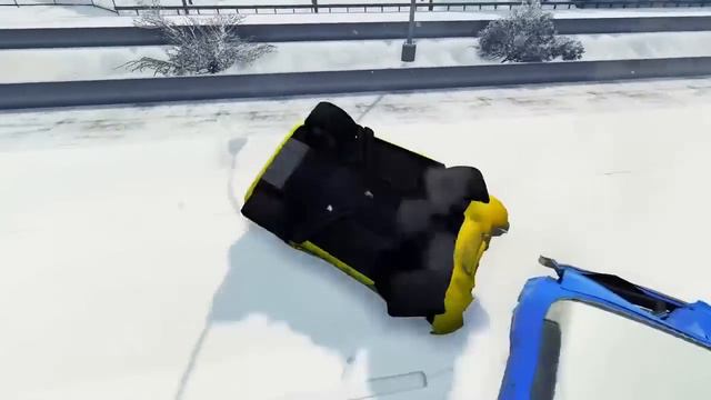 LIVE Escape From LIGHTNING MCQUEEN EATER BOT | Lightning McQueen Ride Chase BeamNG Drive | SCP096-1