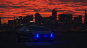 Mercedes-Benz's F 015 Luxury in Motion—in motion in San Fran