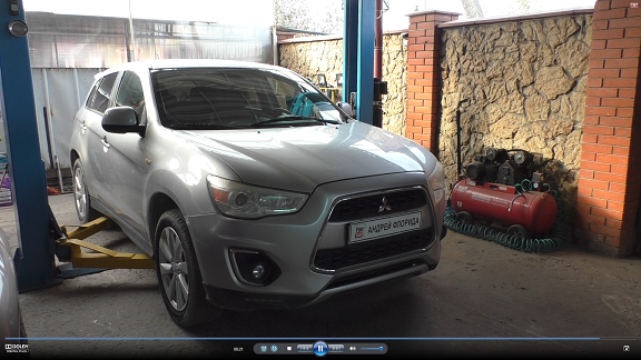 Переборка передних тормозных суппортов на Mitsubishi Outlander Sport 2,0 Мицубиси Аутлендер 2014