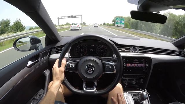 Volkswagen Arteon R line 2018 - POV test drive by JR in 4K (Craotian freeway) смотреть онлайн