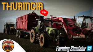 ? СТРИМ ПОМОГАЕМ С УБОРКОЙ КАРТОФЕЛЯ | Somewhere in Thuringia III | Farming Simulator 22