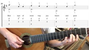 Edelweiss - Easy fingerstyle tutorial