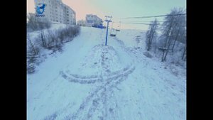 Каток и горнолыжные склоны спортпарка Варяг в Брянске