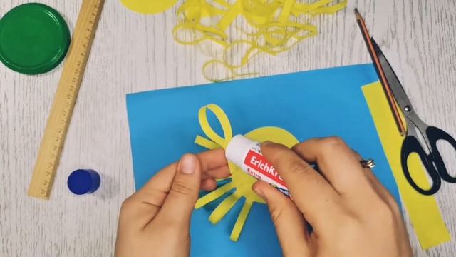 Күн аплекация / Летнее Солнышко Объемная аппликация из цветной бумаги/ Paper Sun смотреть онлайн