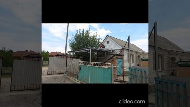 Смонтированные навесы,Виды навесов, Навесы для авто смотреть онлайн