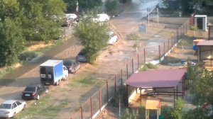 Прорвало всего лишь трубу водопровода...последствия просто поражают!!!