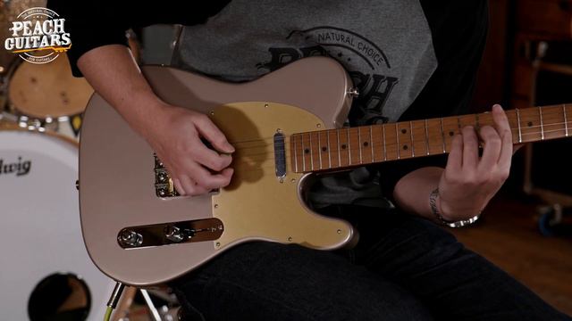 Fender American Professional II Telecaster Shoreline Gold w/ Roasted Maple Neck смотреть онлайн