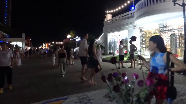 СОЧИ 2022. Пляж Ривьера. Морской порт. Набережная. Вечер в Сочи. смотреть онлайн