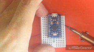 Arduino Pro Micro. Пайка ножек платы
