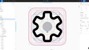 How to create settings icon in Figma