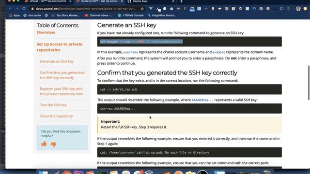 cPanel with GitHub SSH How to Use Push Automatic Deployment with Git Version Control смотреть онлайн